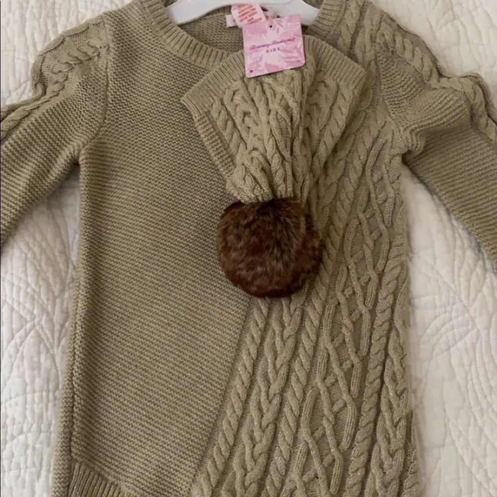 Cable-nit sweater for girls 7/8